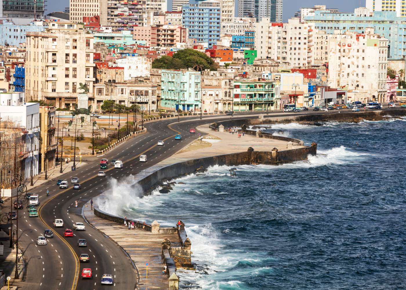 Passeio do Malecón em Havana