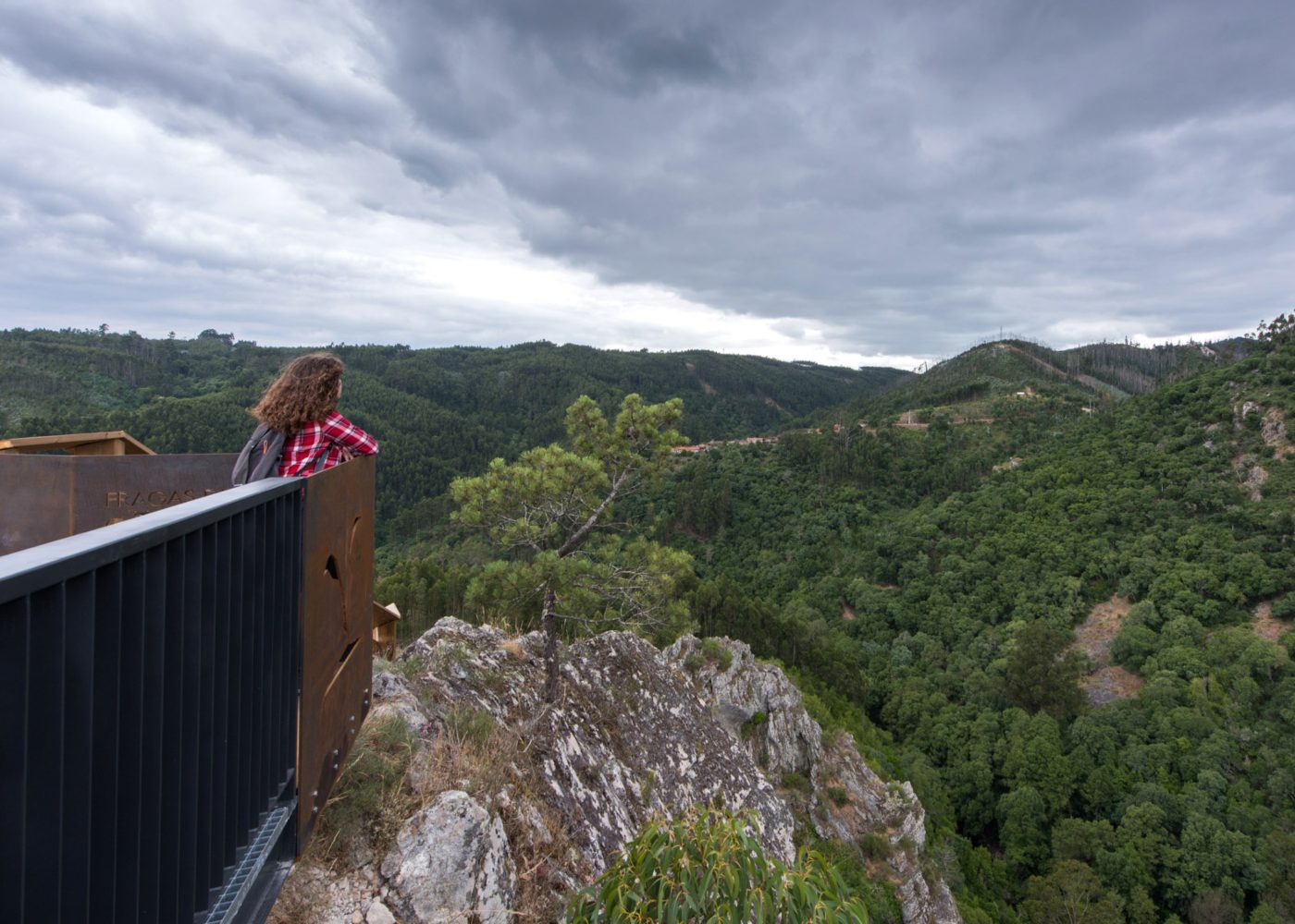 Miradouro nas Fragas de São Simão