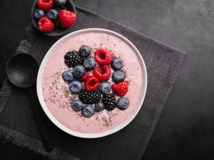 mousse de frutos vermelhos