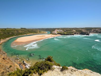 Praia de Odeceixe em Aljezur