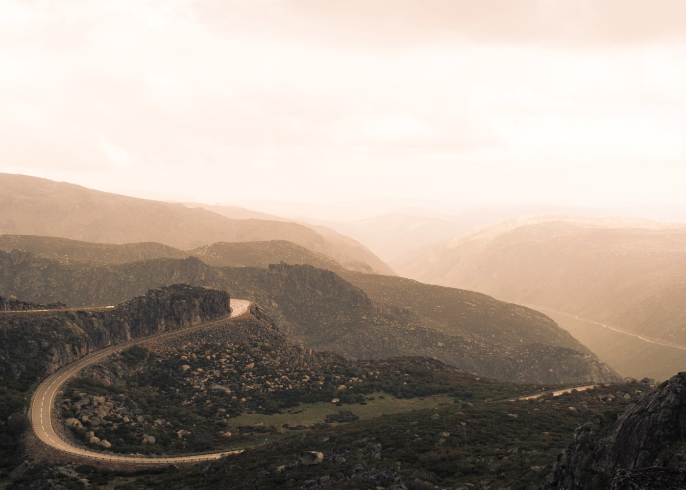 Panorâmica da serra da estrela