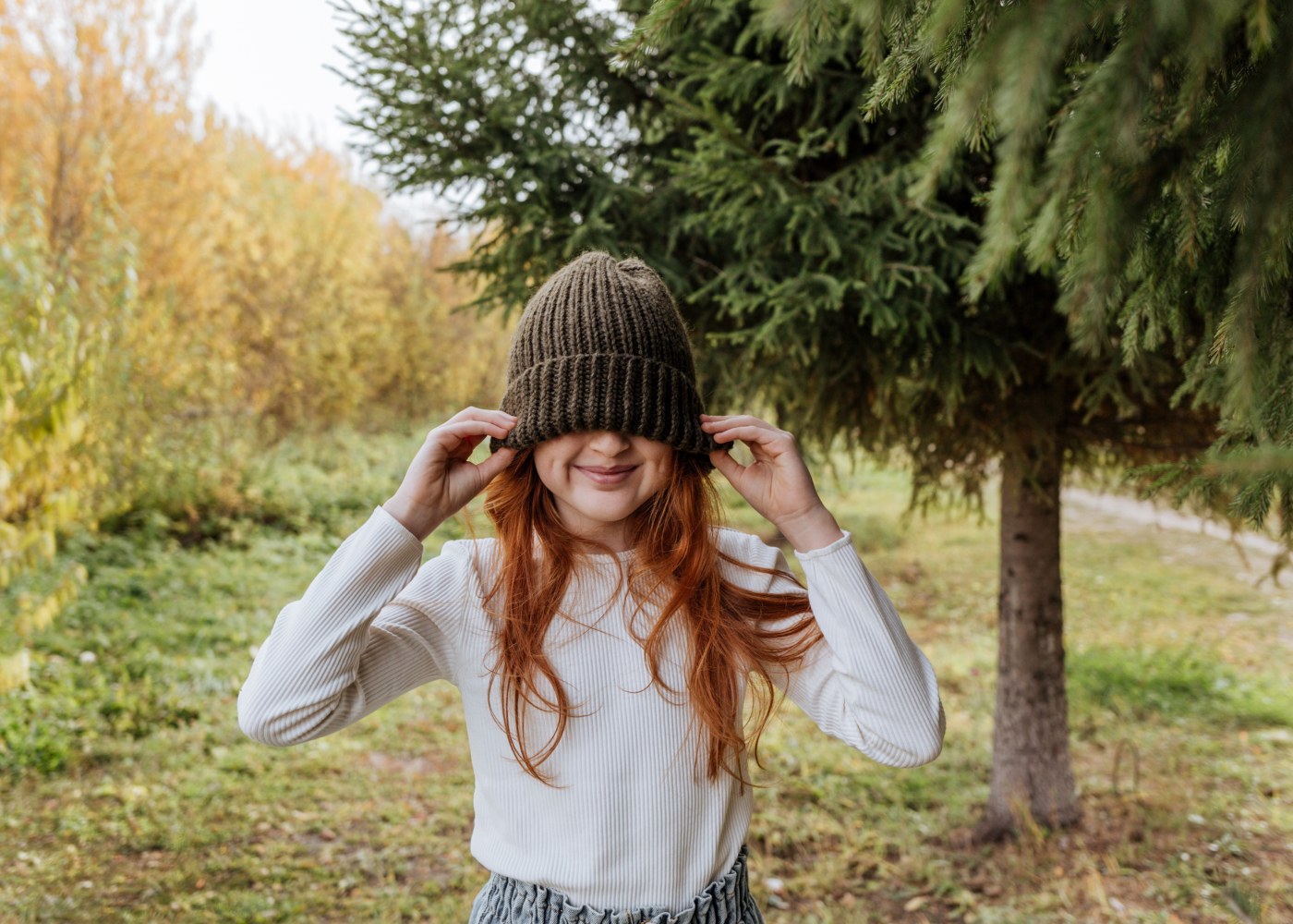 Criança com gorro