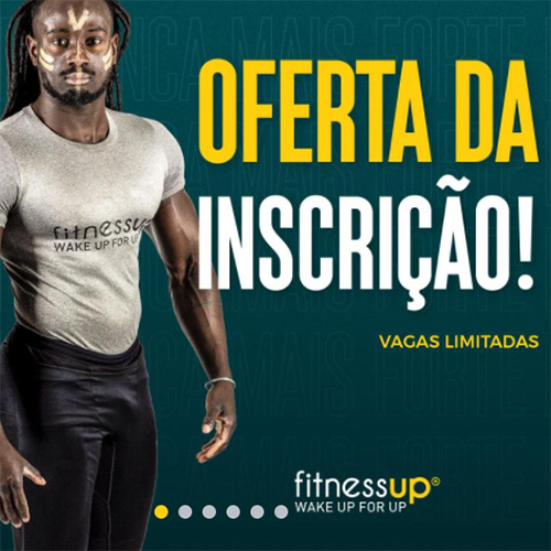 Inscrição em ginásio Fitness UP