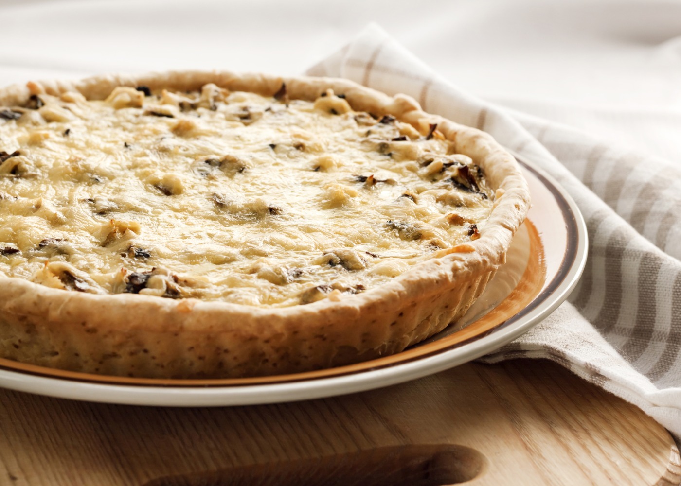 quiche de frango tropical