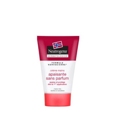 Embalagem de creme para as mãos da Neutrogena