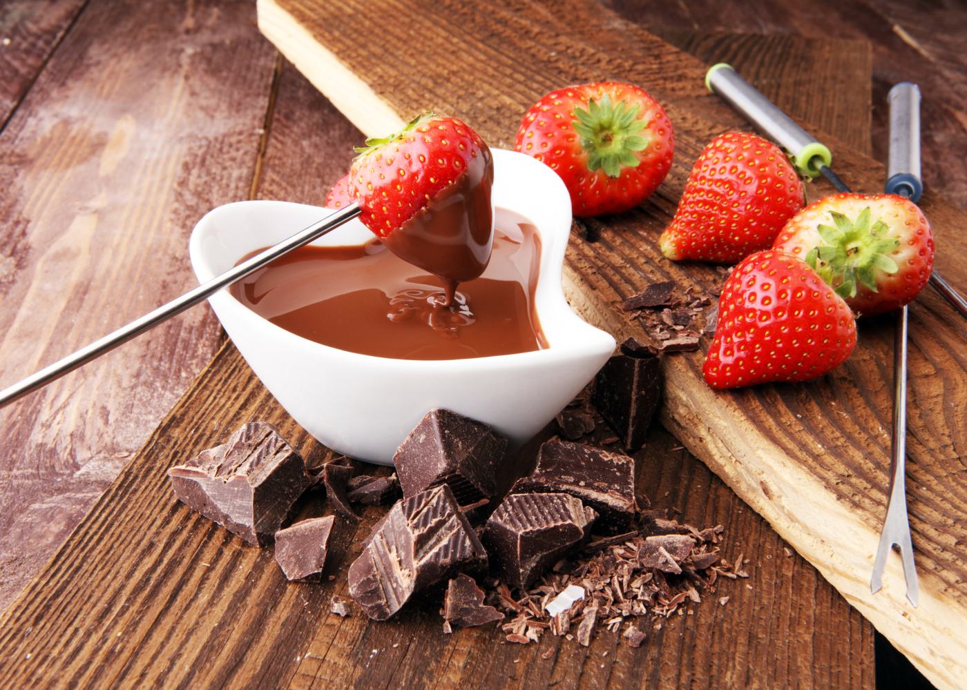 fondue de chocolate