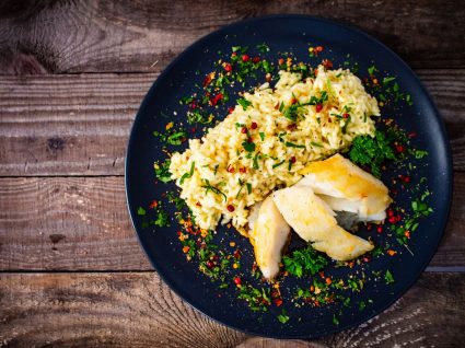 risotto bacalhau