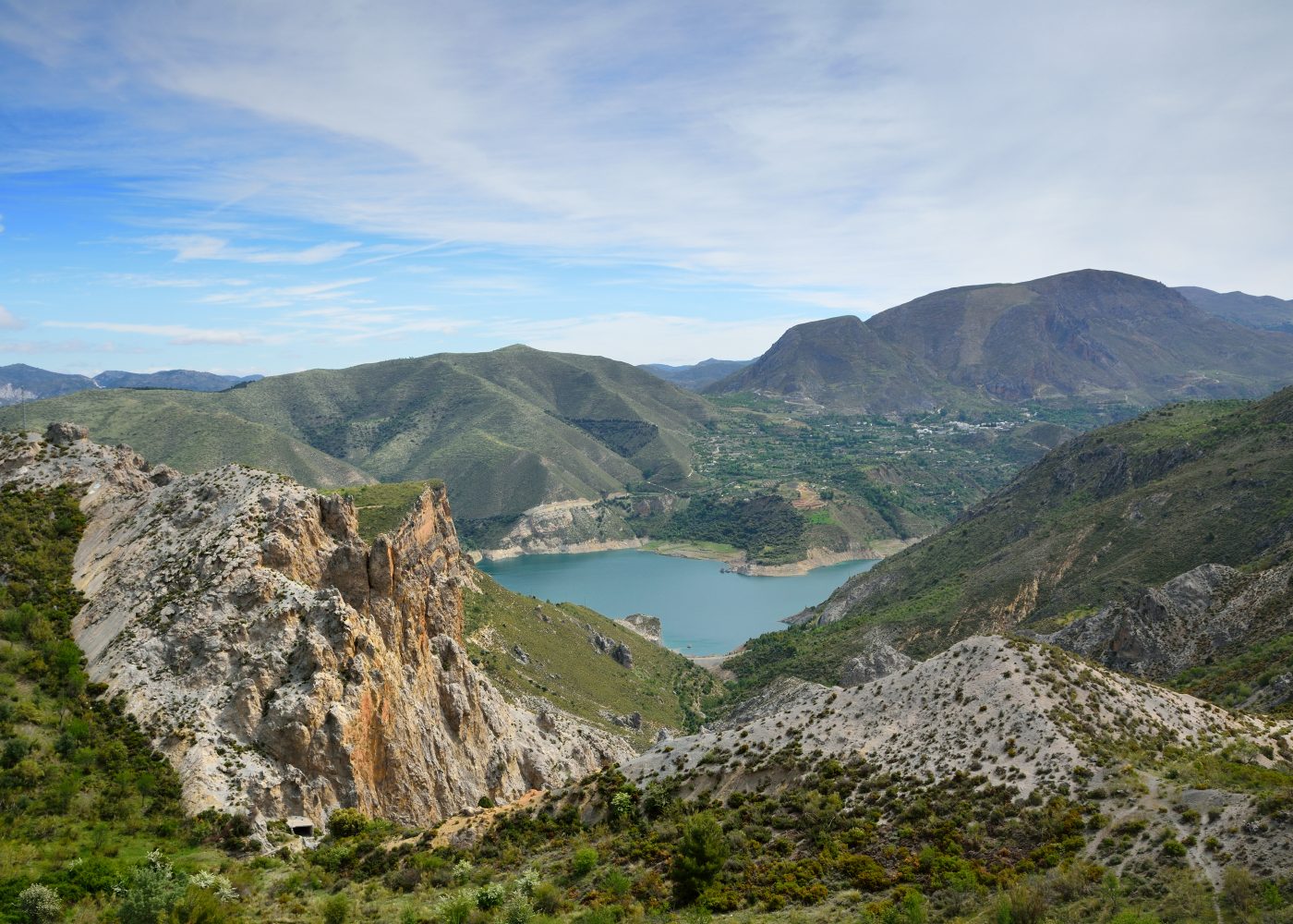 Panorâmica da serra nevada