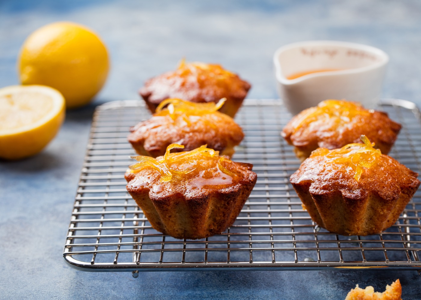 Madalenas de laranja tradicionais