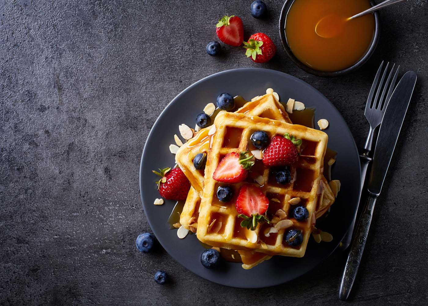 receita de waffles