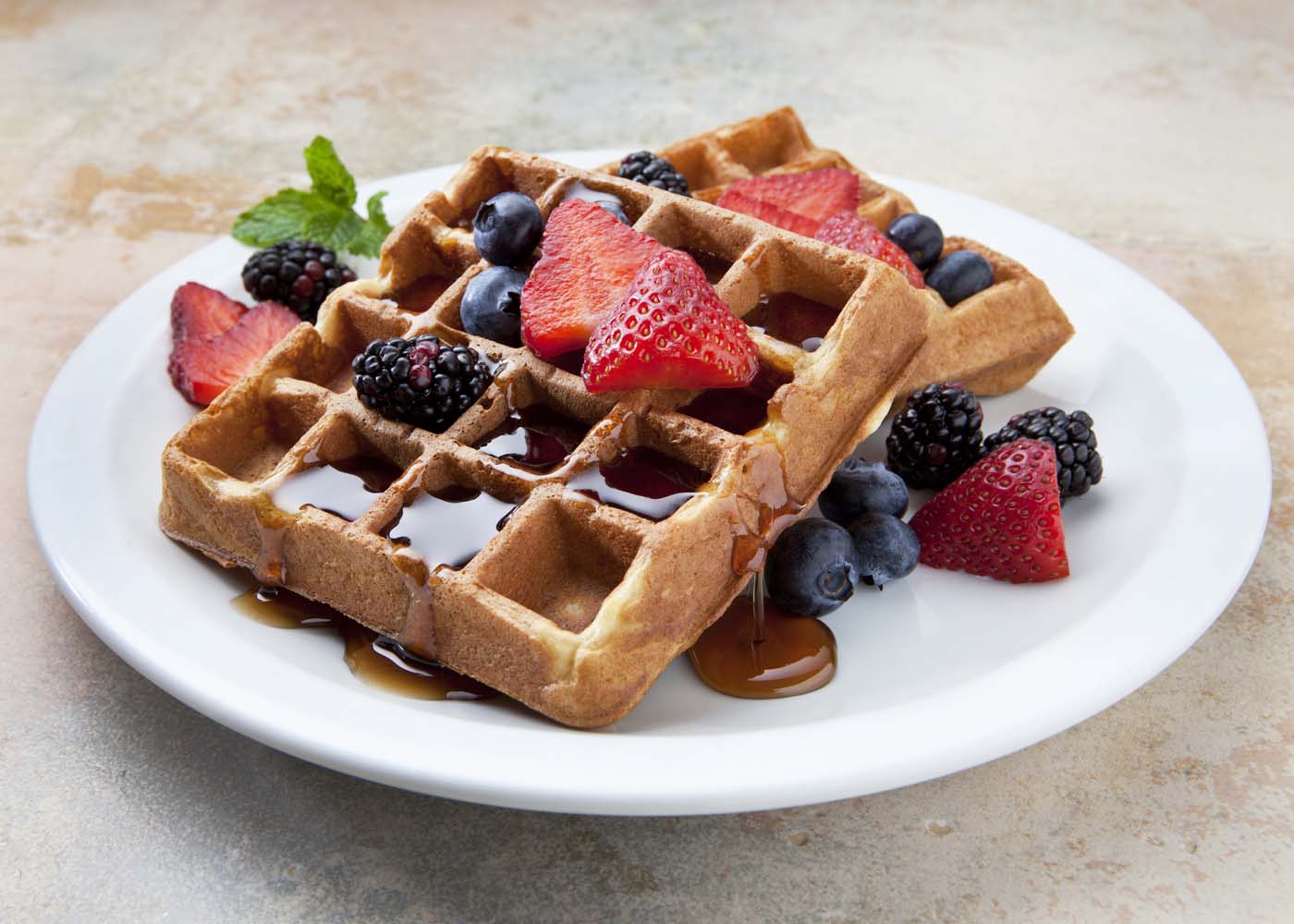 Waffles de aveia