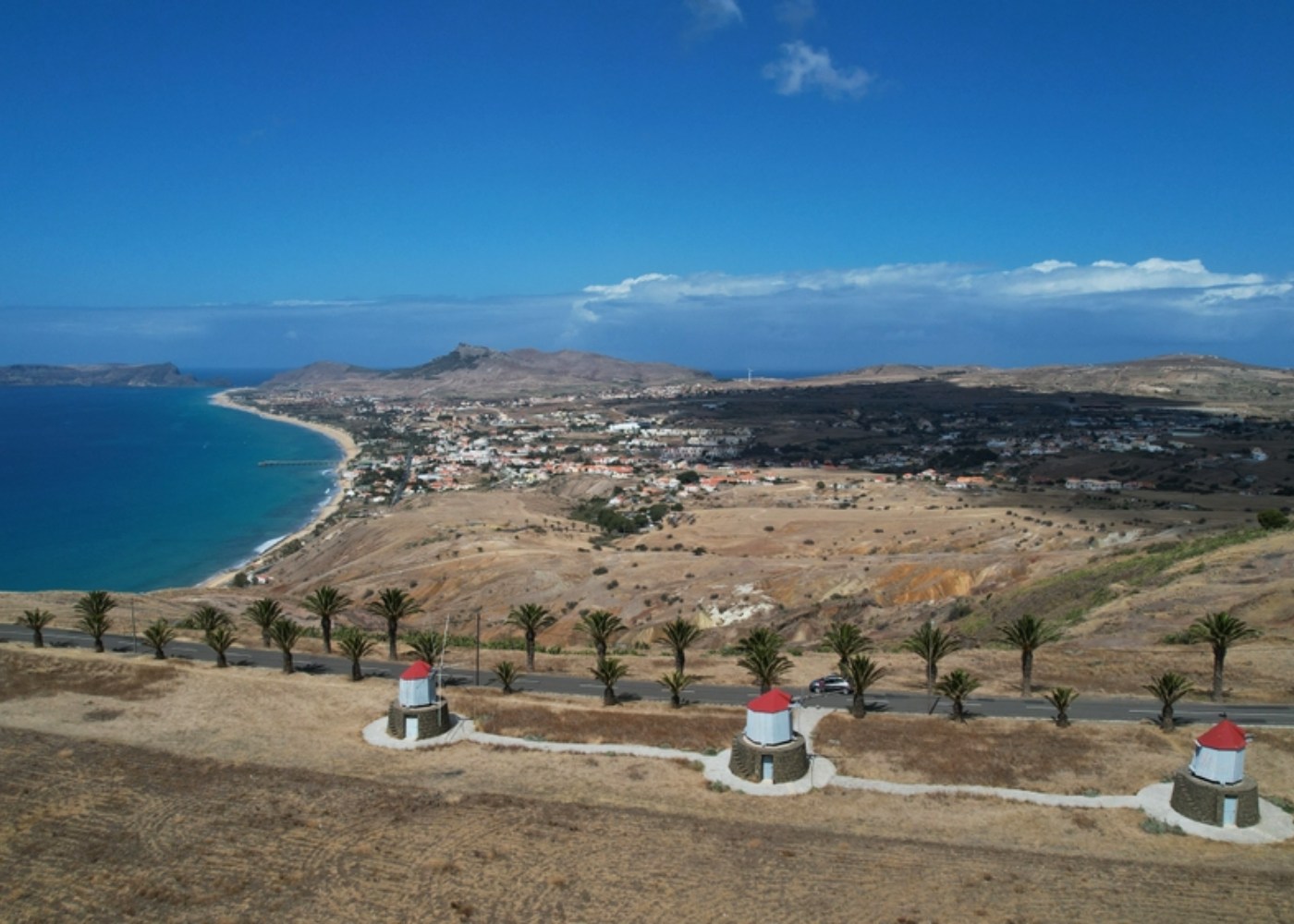 Vista geral do Porto Santo