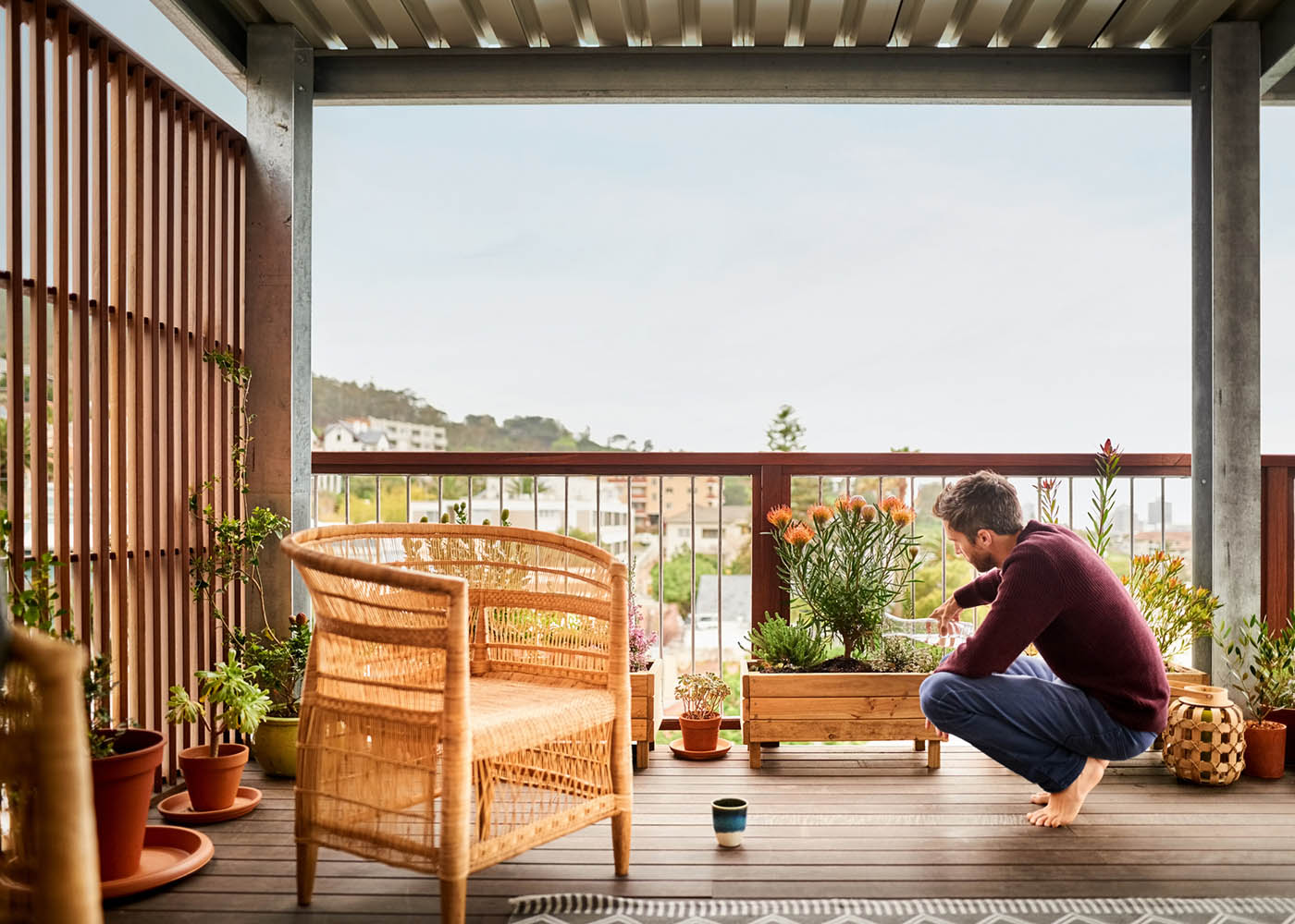 decorar terraço em madeira