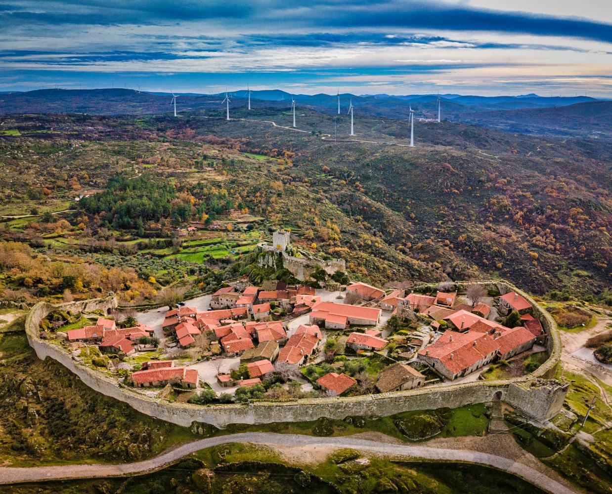 Vista aérea de Sortelha