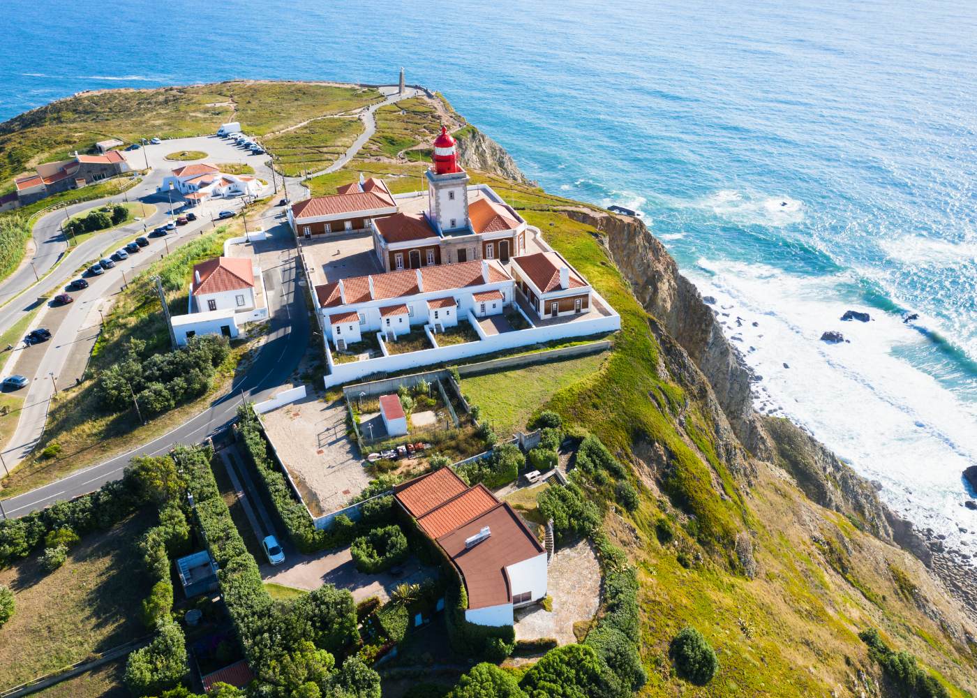 Vista aérea do Cabo da Roca