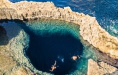 Piscina natural em Malta