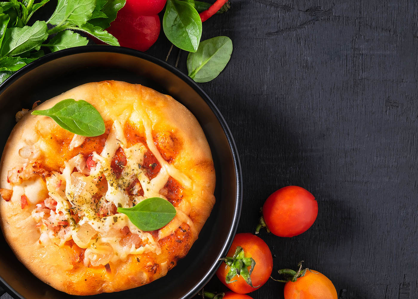 pizza na frigideira low carb