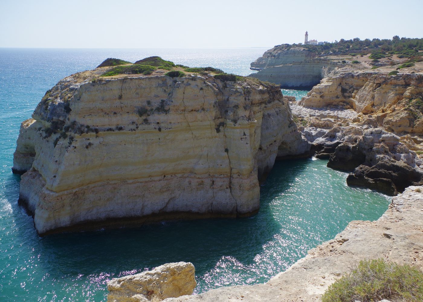 Falésias no algarve