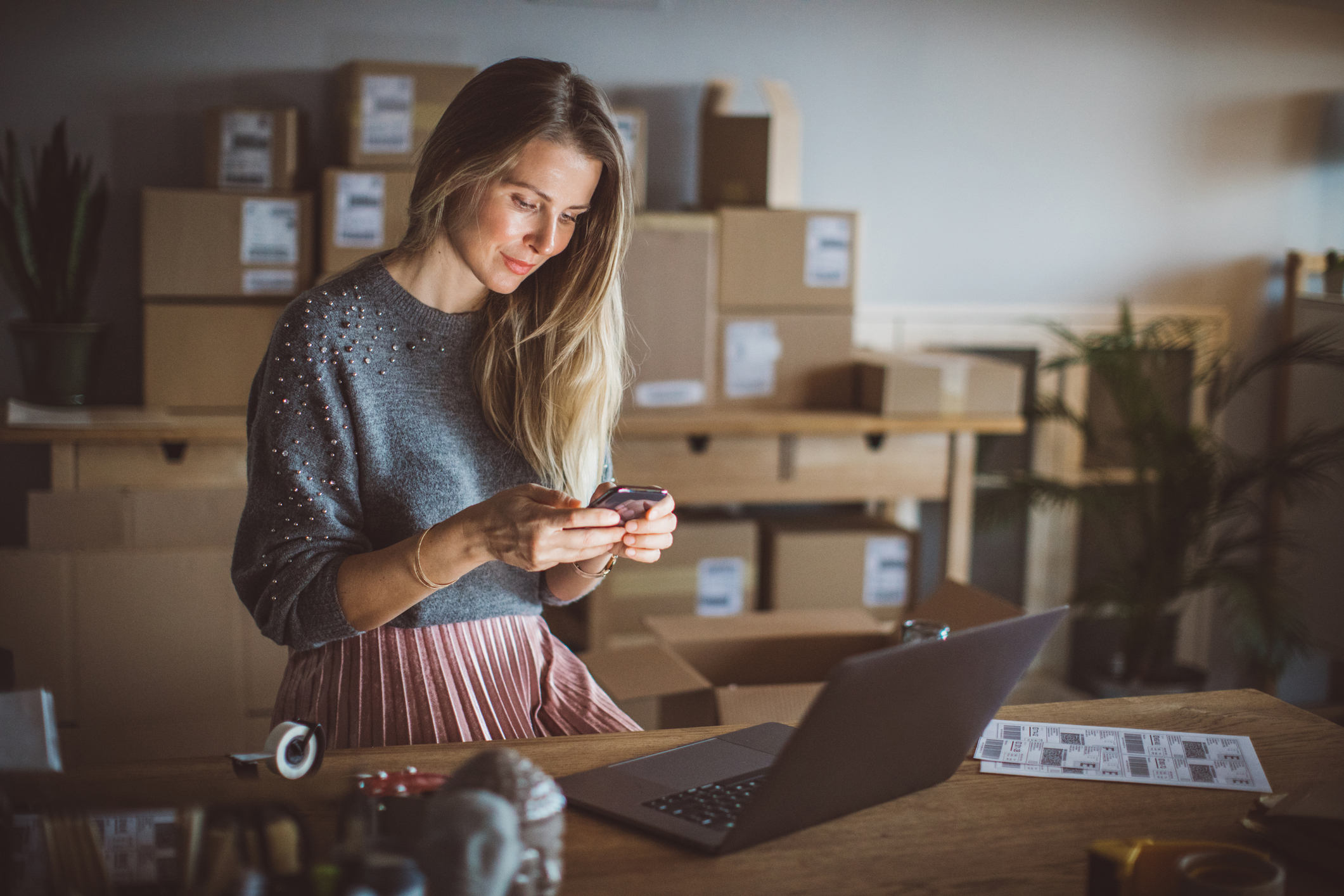 empreendedora negócios