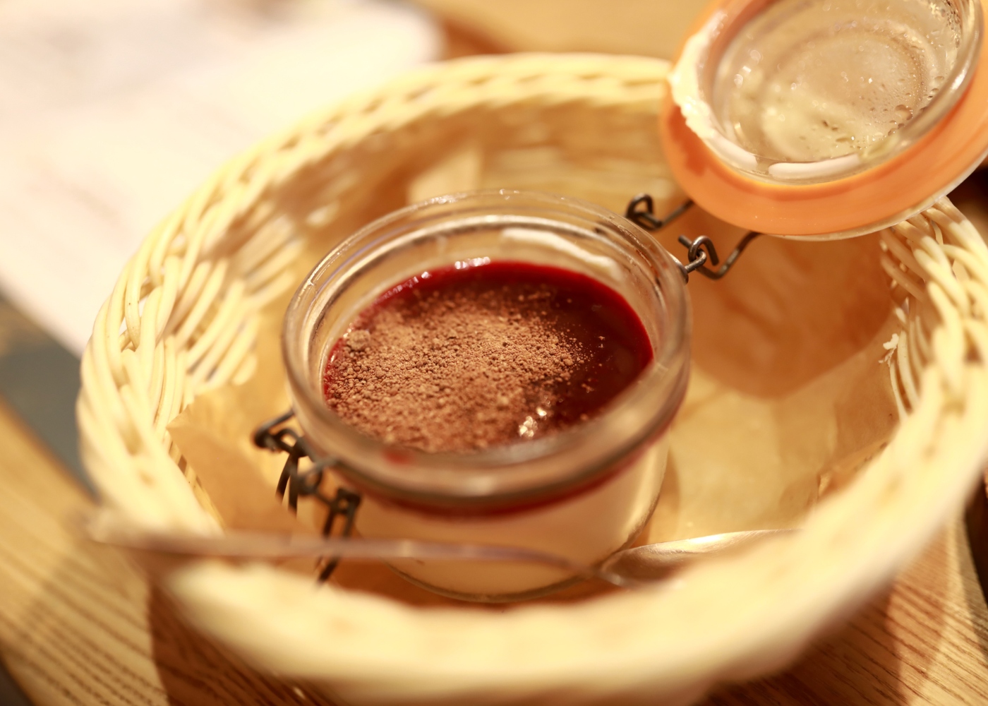 panna cotta café