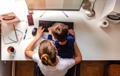 teletrabalho para pais com filhos até 8 anos