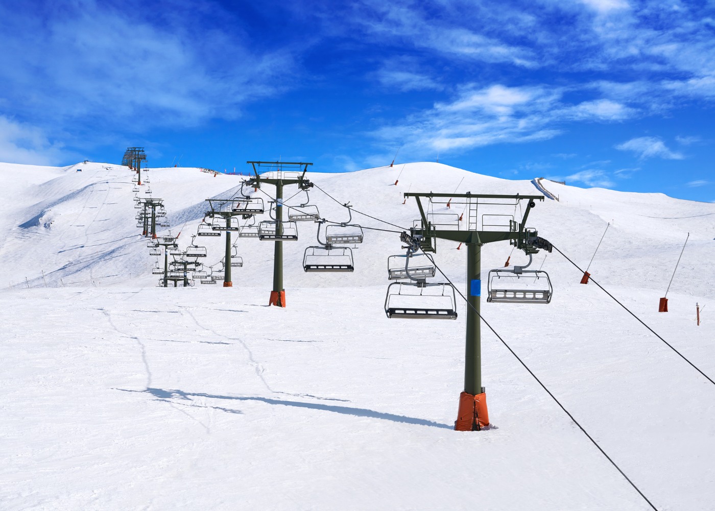 Pista de neve em Baqueira-Beret