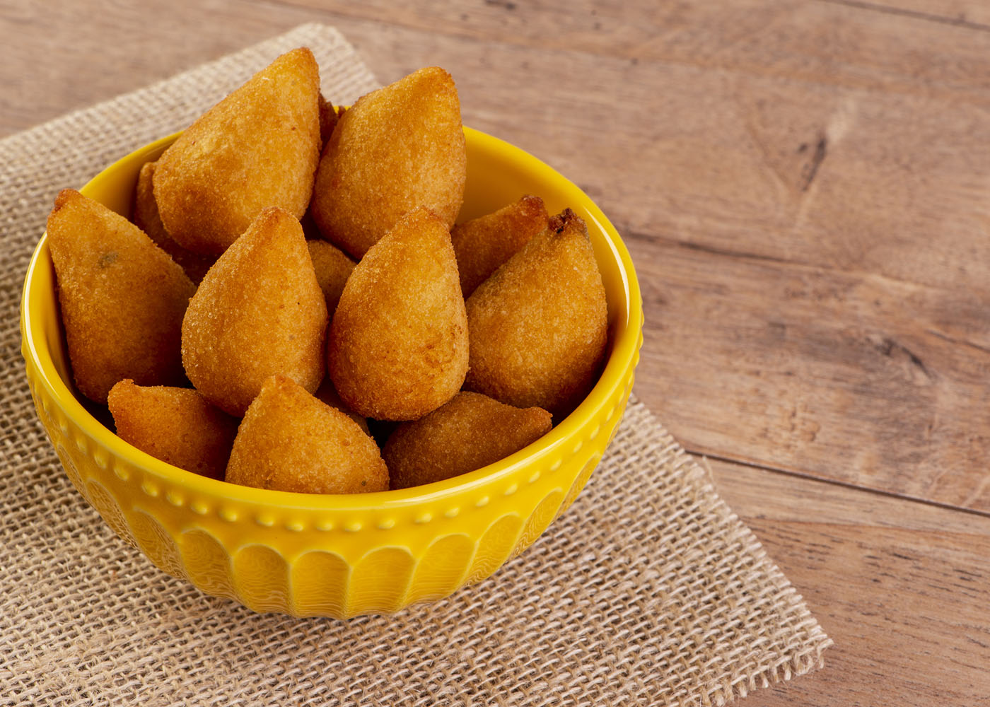 Coxinha de frango frita