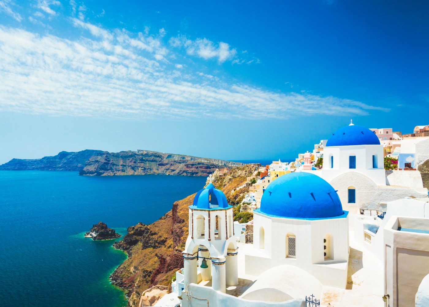 Ilhas gregas de Santorini