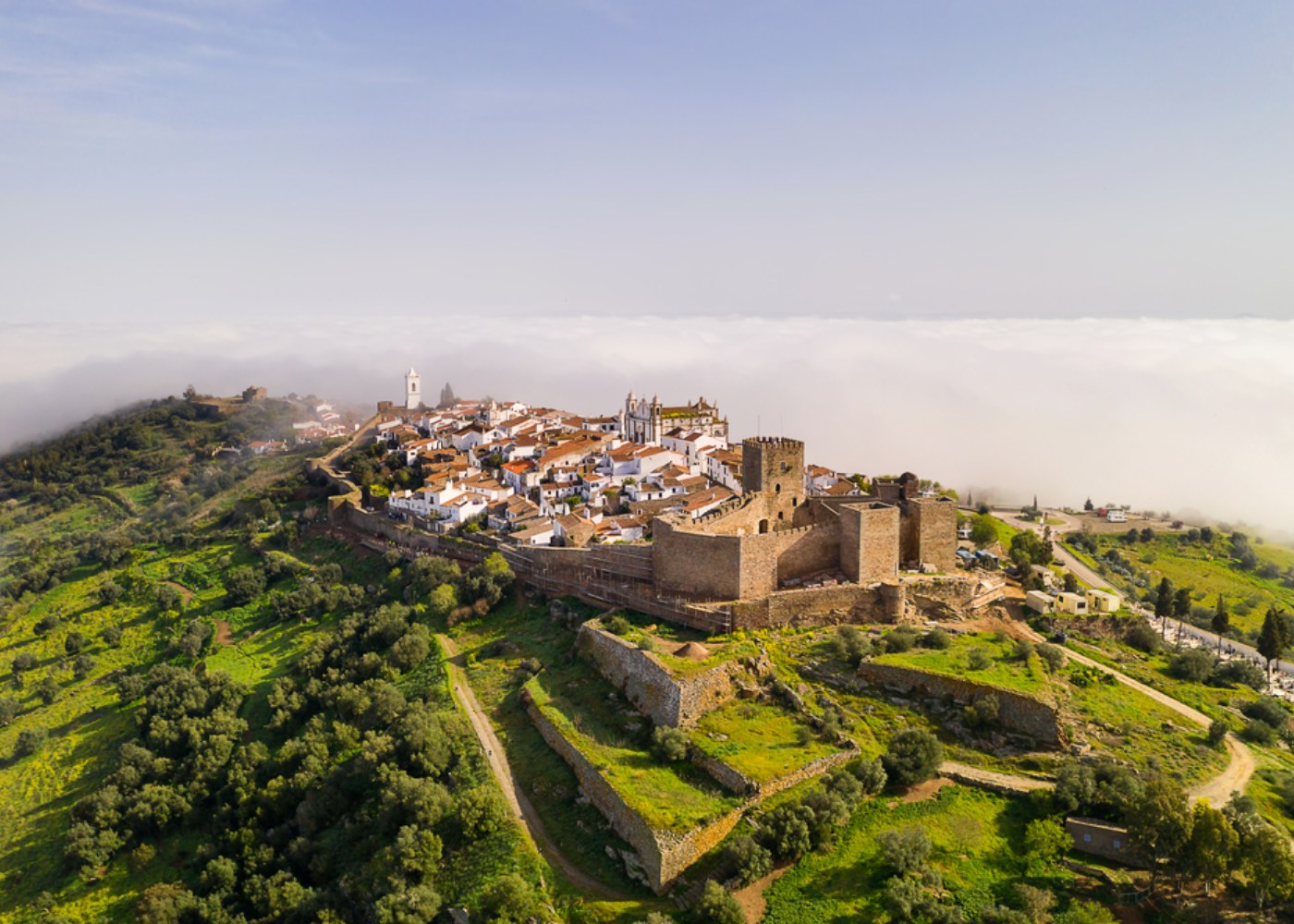Vista geral da vila de Monsaraz