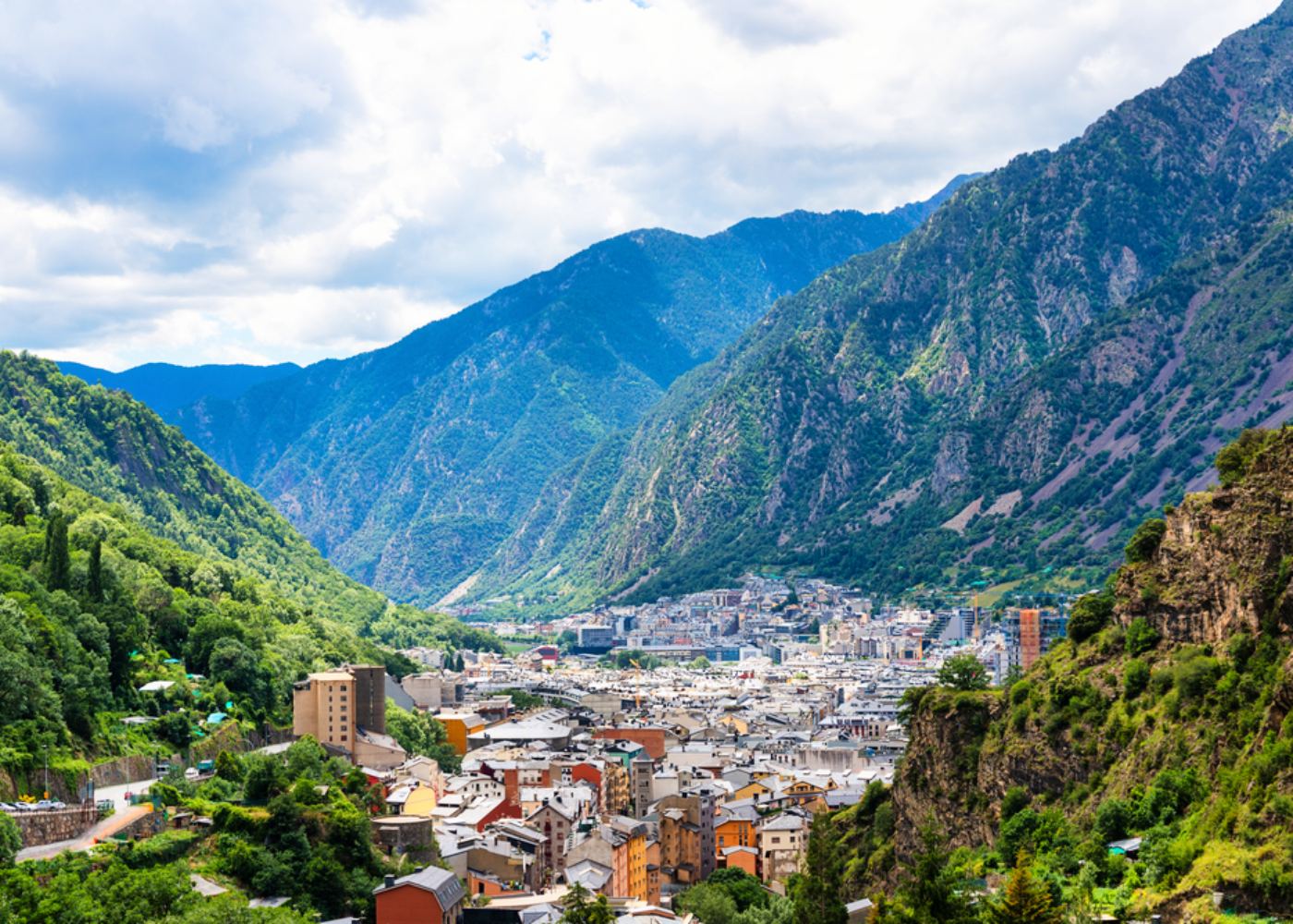 Vista aérea de Andorra