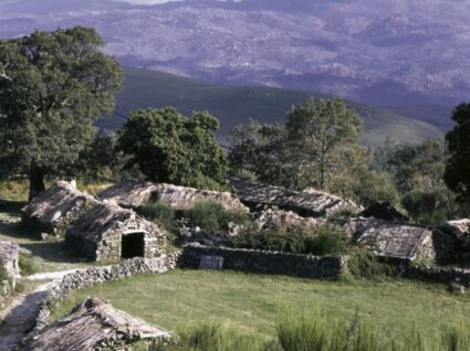 Casas antigas no Xurés