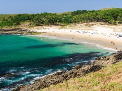 Praia em Cangas