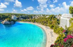 praia em menorca