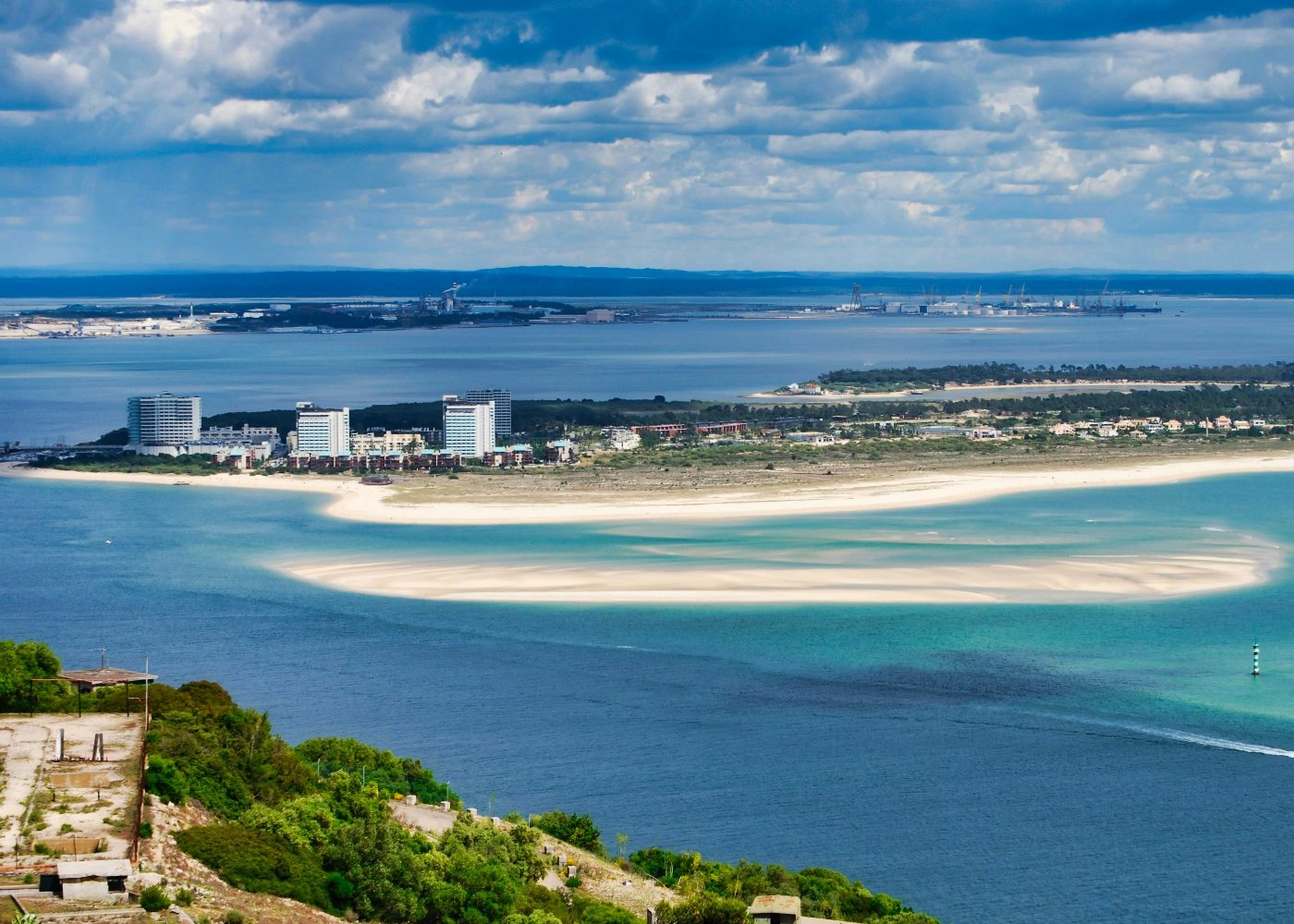 Vista da Península de Tróia