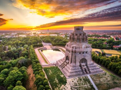 Cidade de Leipzig na Alemanha