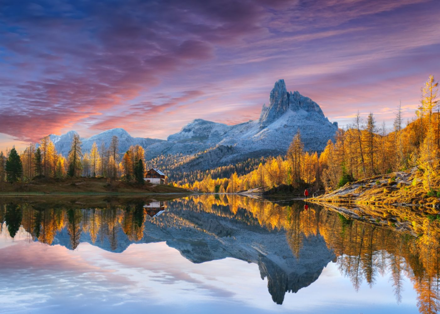 Lago nas dolomitas