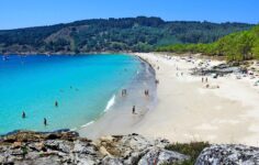 Praia em Cangas