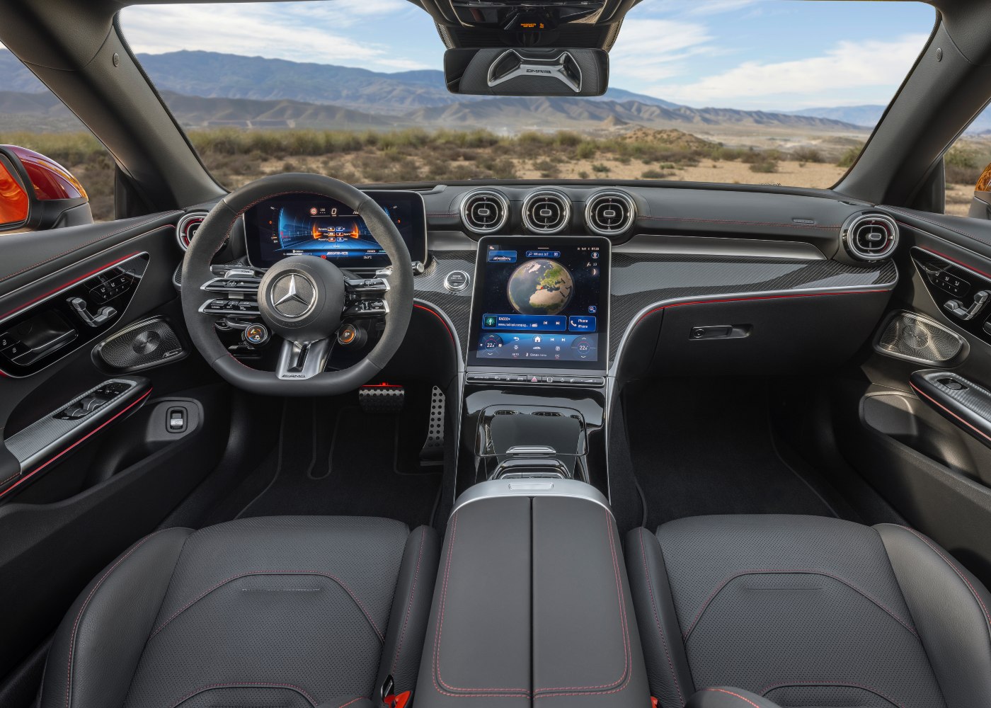 interior do Mercedes-AMG CLE 53 4MATIC+ Cabriolet 