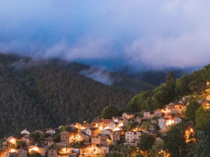 Vista da aldeia de Talasnal