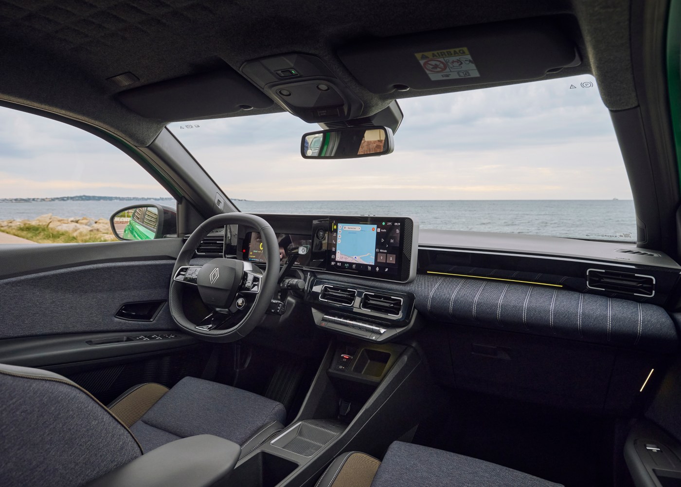 interior do renault 5 e-tech