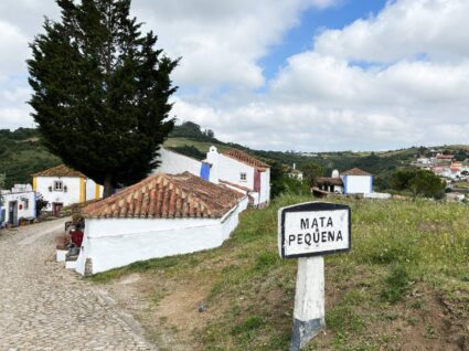 entrada da aldeia da Mata Pequena