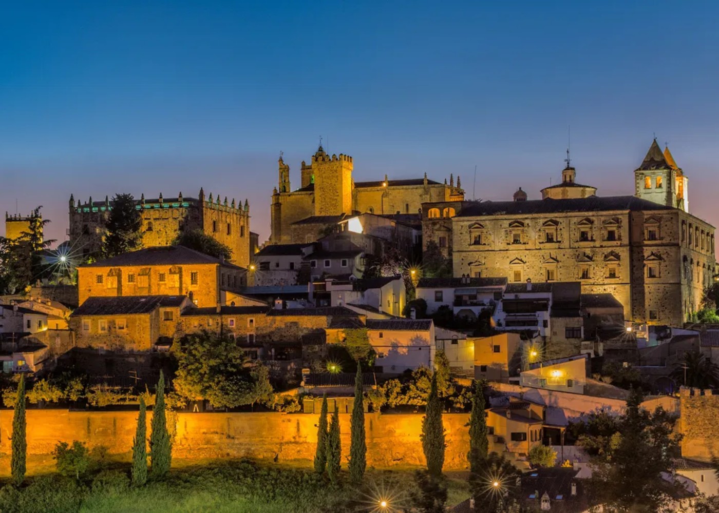Vista da cidade de Cáceres