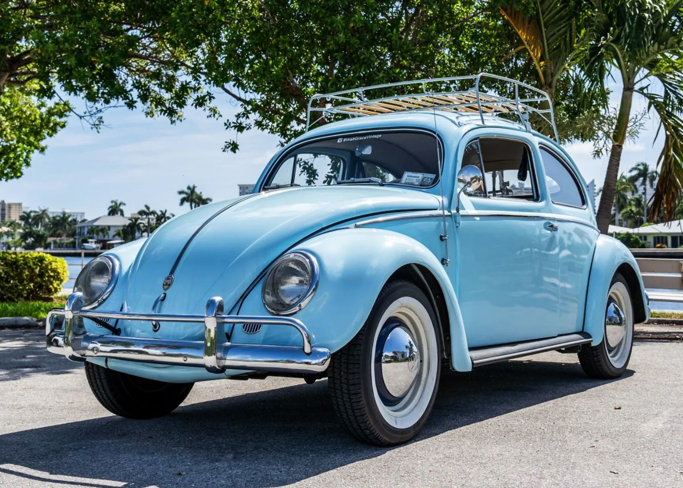 volkswagen carocha azul