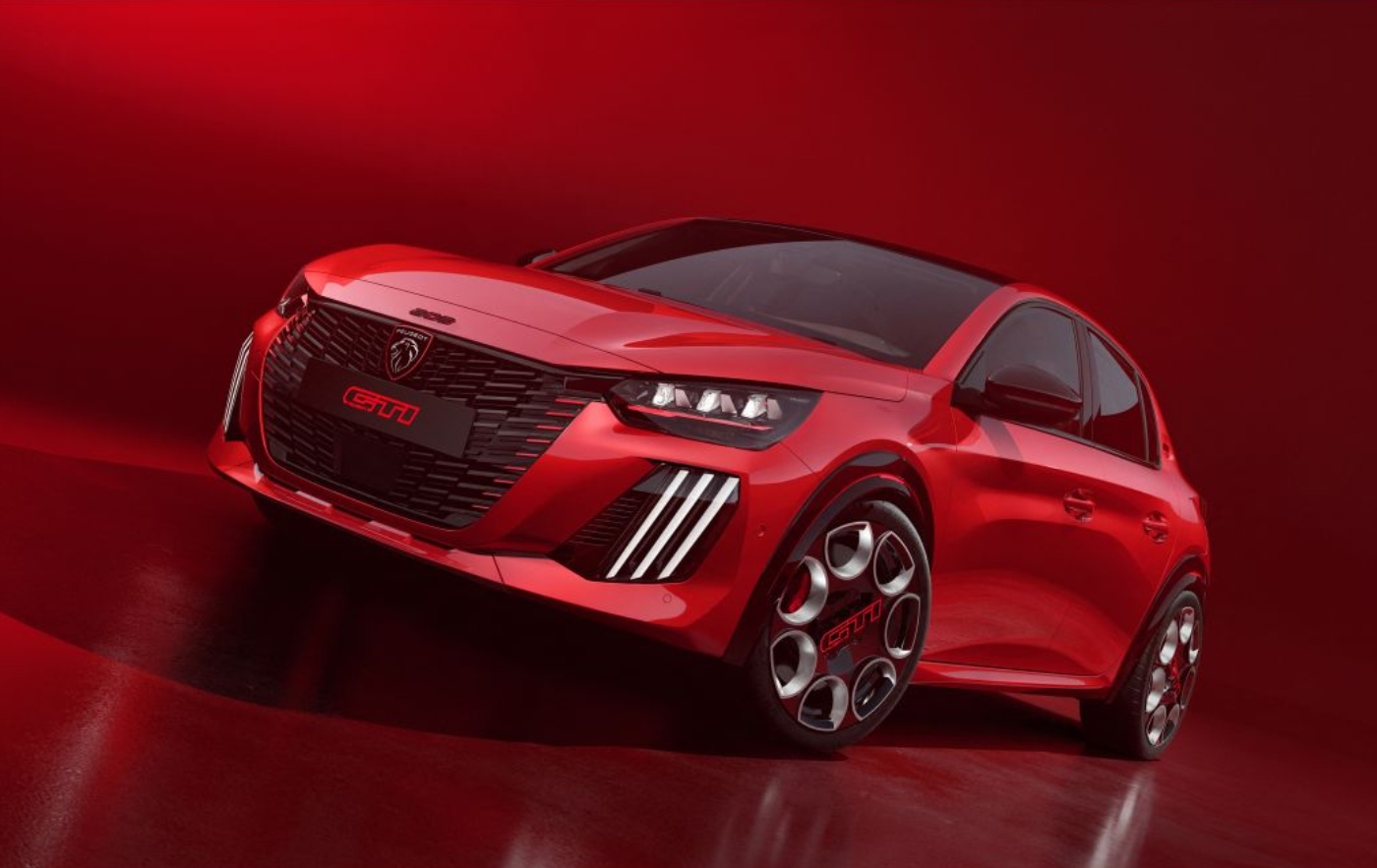 Frente do Peugeot E-208 GTi