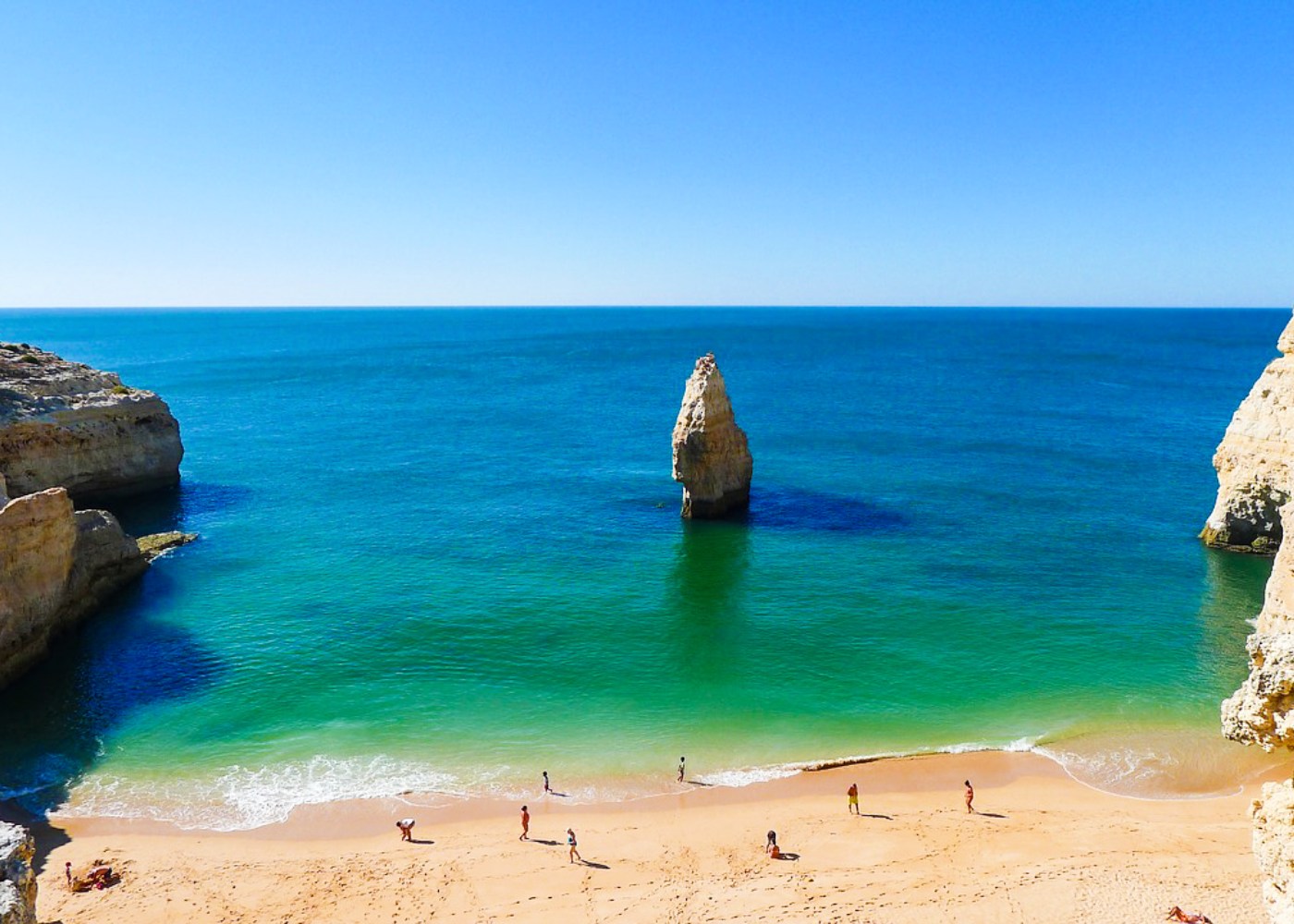 vista da praia do carvalho