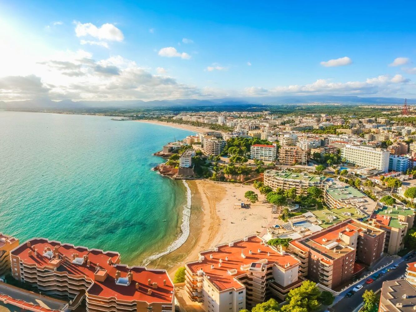 Vista geral de Salou