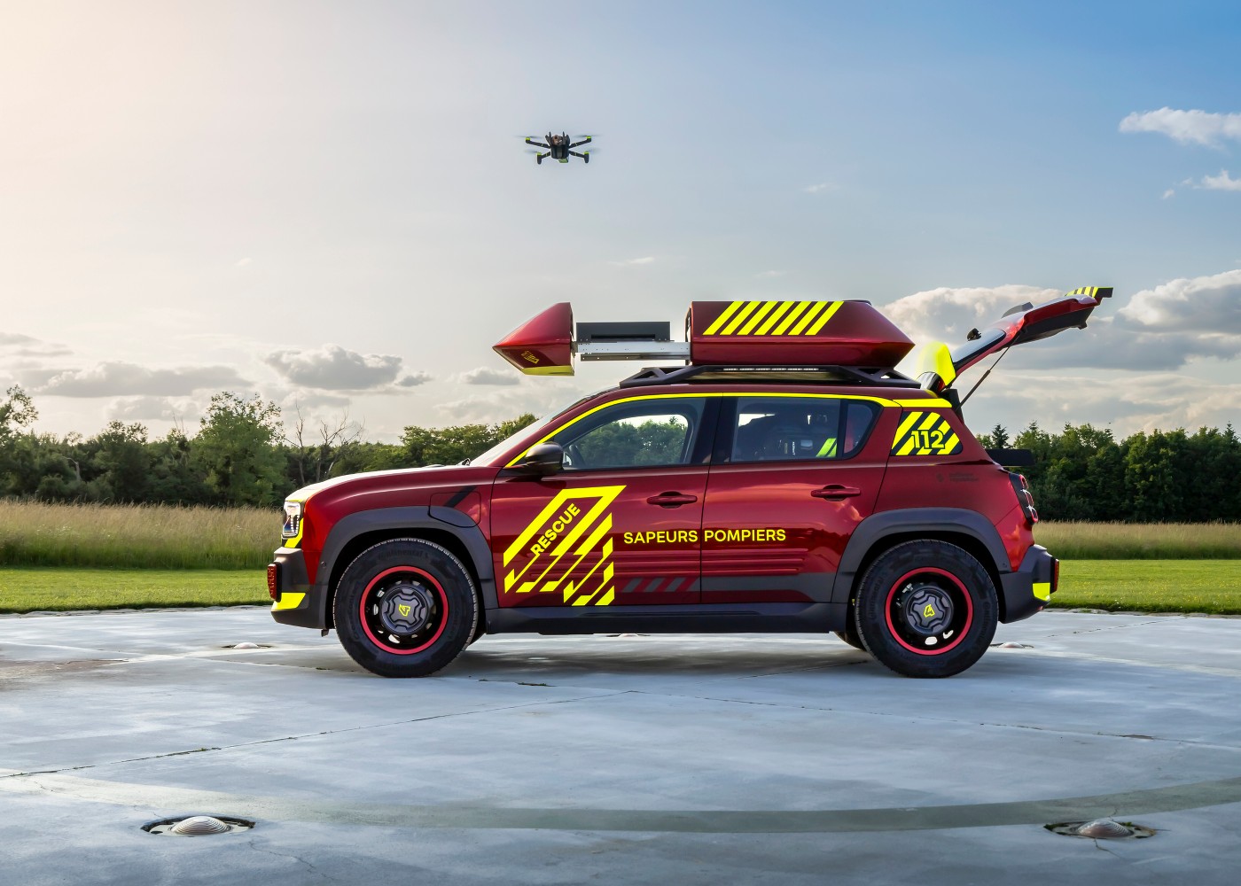 Lateral do Vision 4 RRESCUE