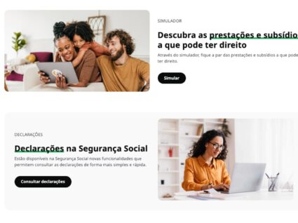 novo portal da segurança social