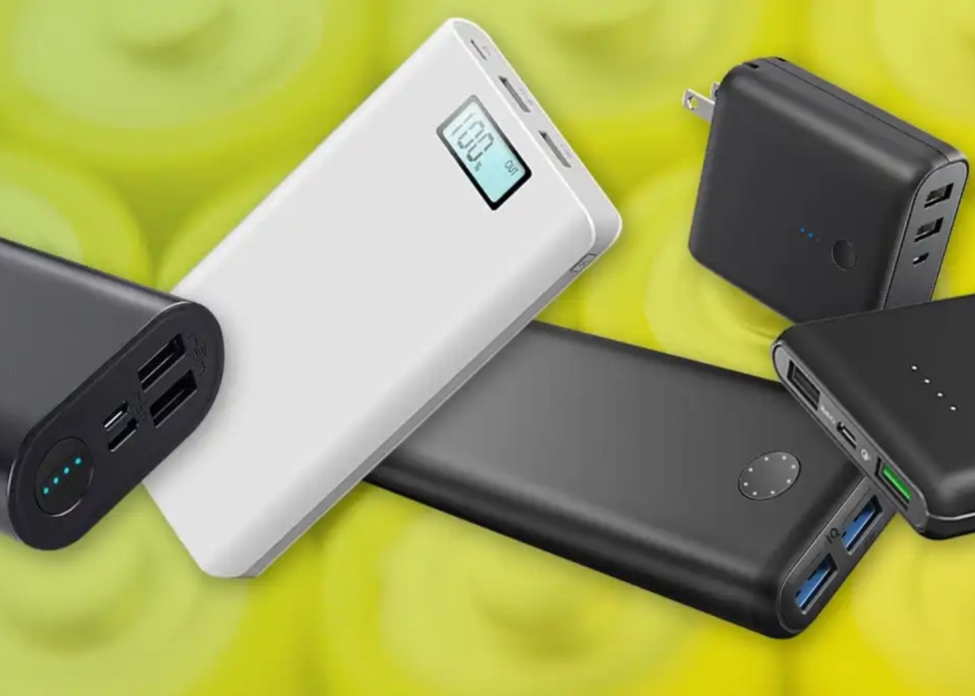 Vários power banks