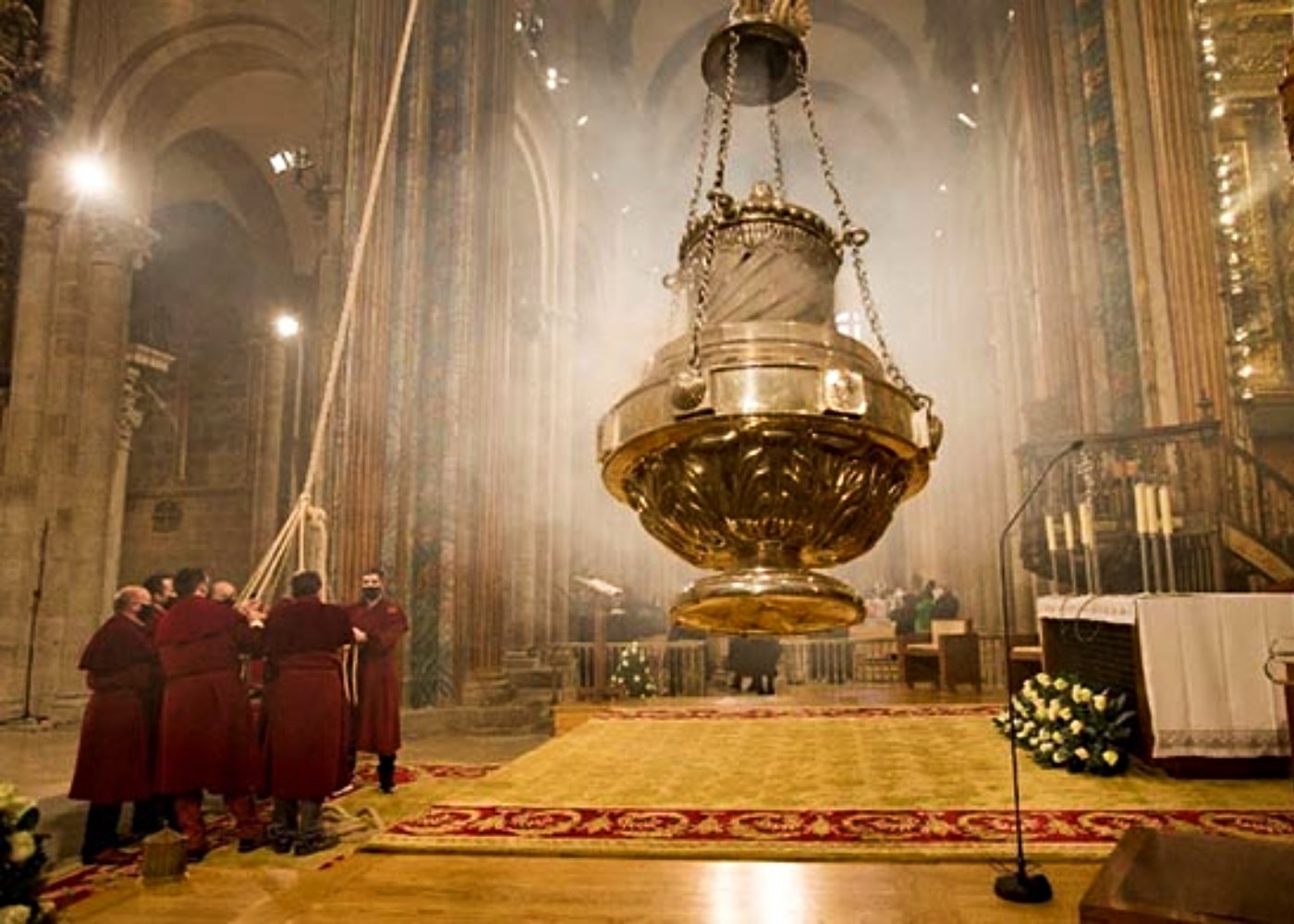 Botafumeiro em santiago de compostela